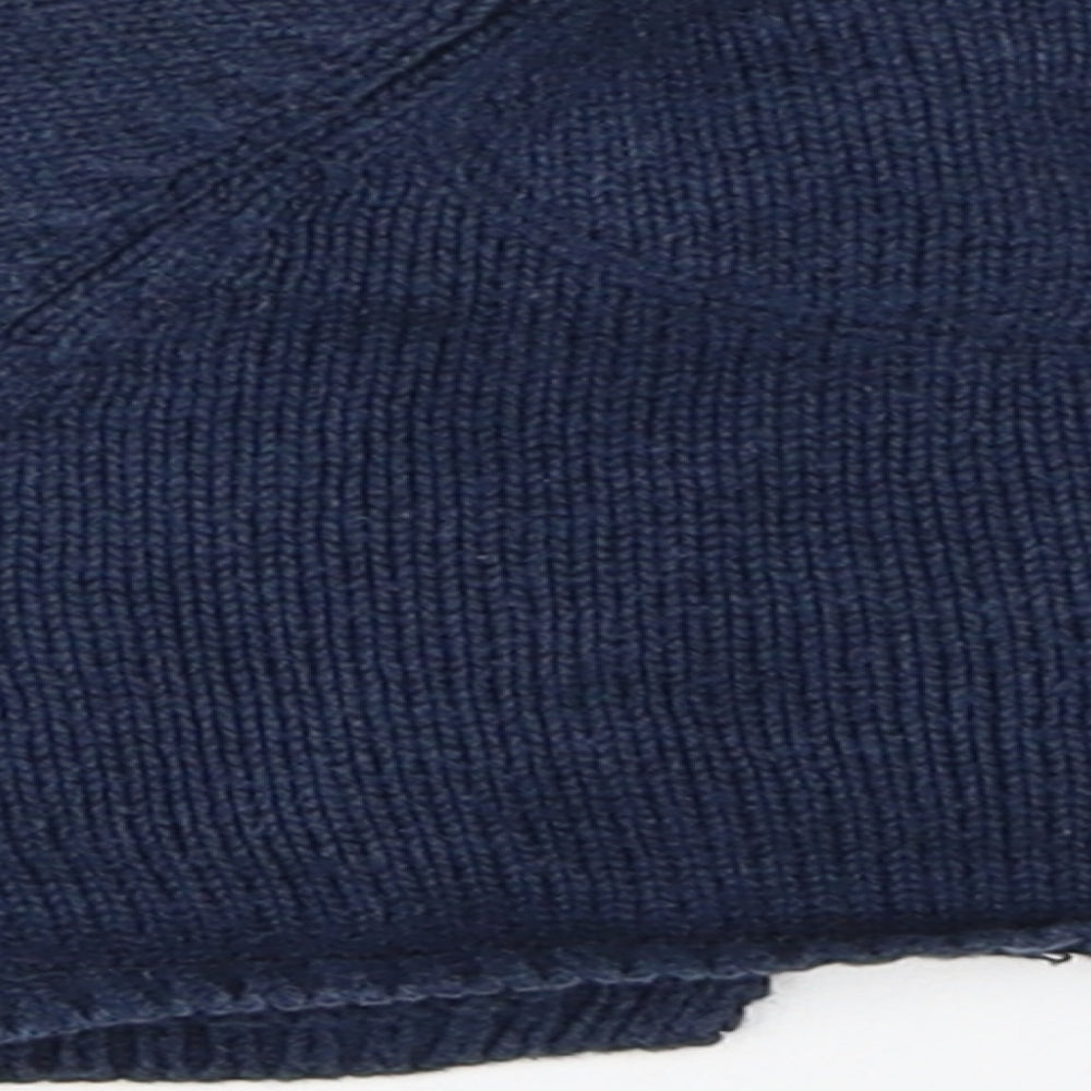 JoJo Maman Bébé Girls Blue   Cardigan Jumper Size 0-3 Months