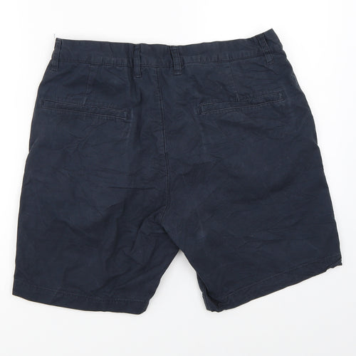 H&M Mens Blue   Chino Shorts Size 32