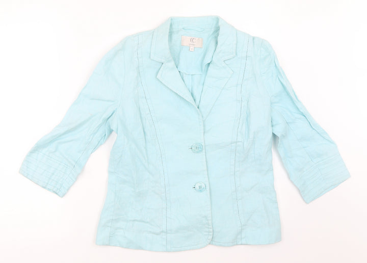 Country Casuals Womens Blue Jacket Size 10