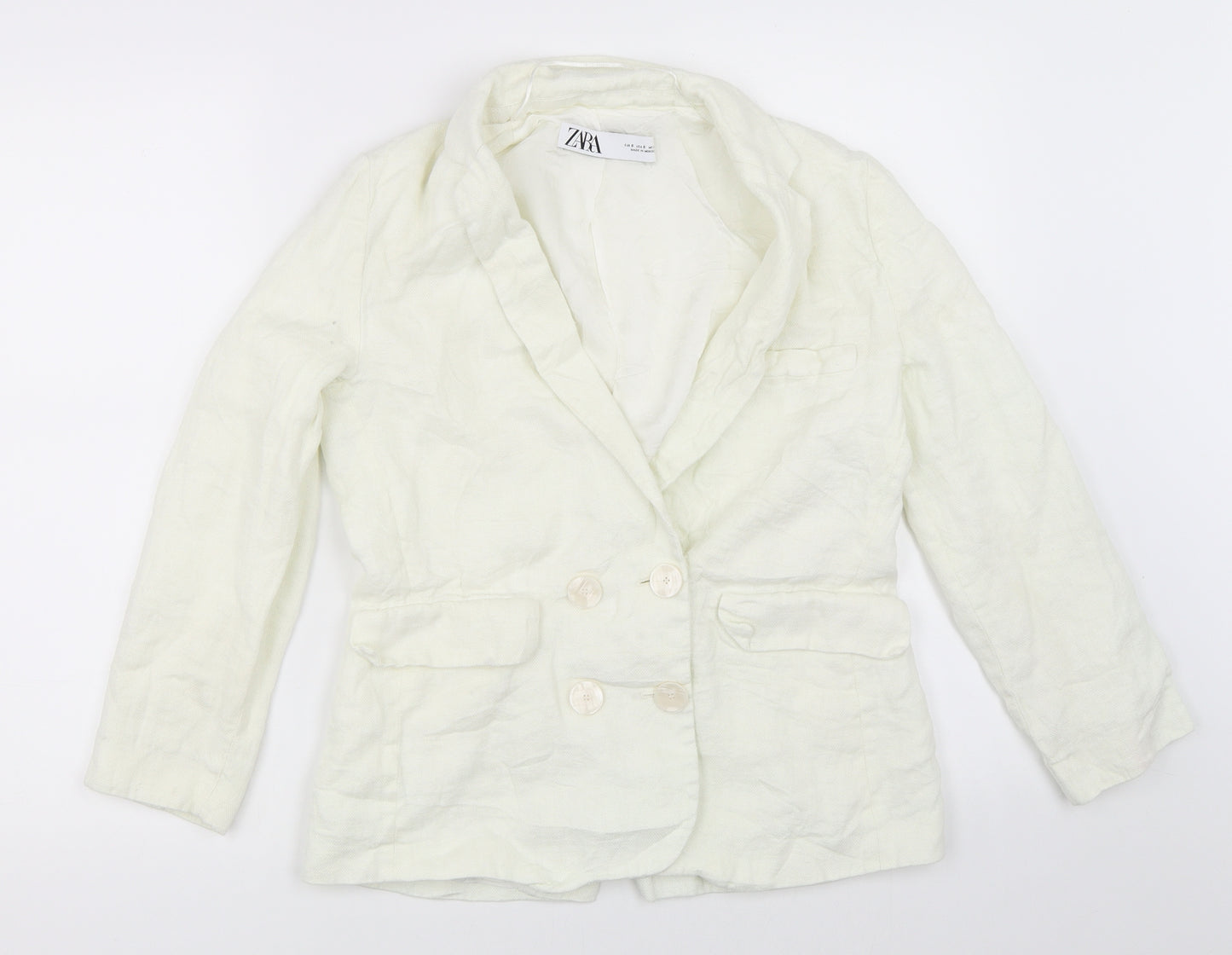 Zara Womens Ivory   Jacket  Size S