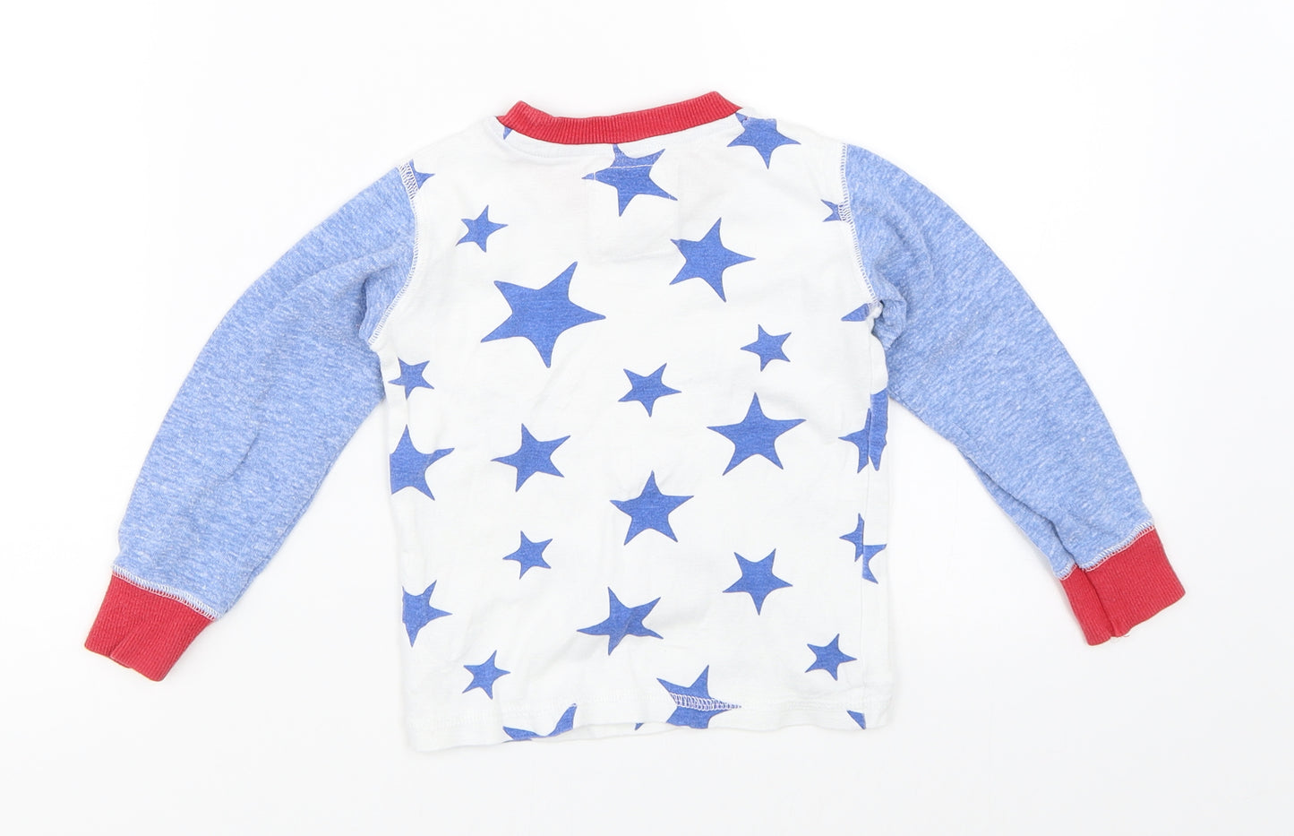 NEXT Boys Blue Solid   Pyjama Top Size 2-3 Years