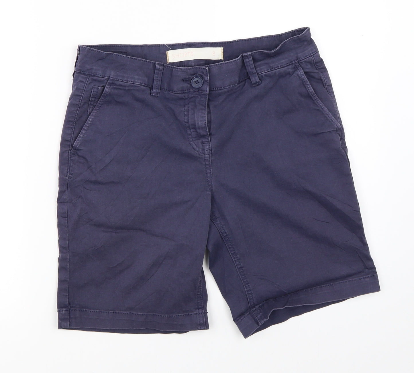 NEXT Womens Blue   Chino Shorts Size 8
