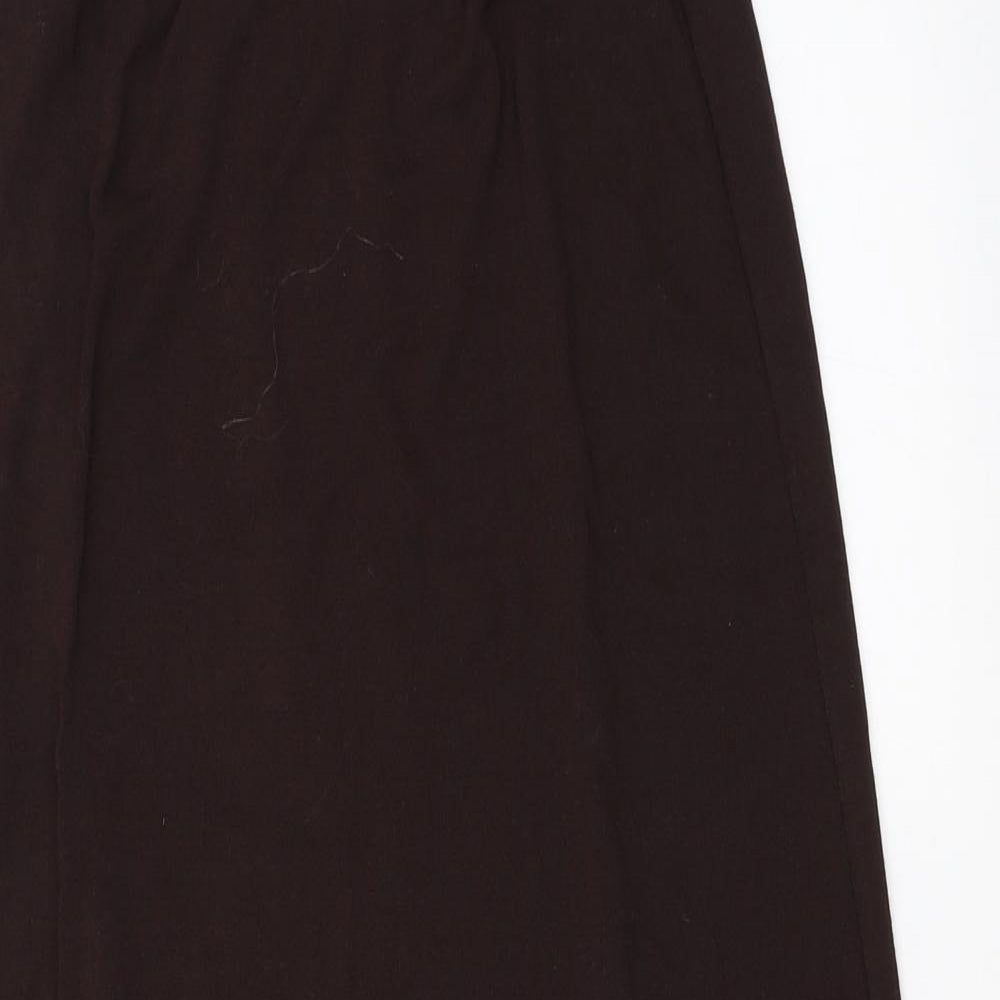 Dorothy Perkins Womens Brown   Straight & Pencil Skirt Size 10