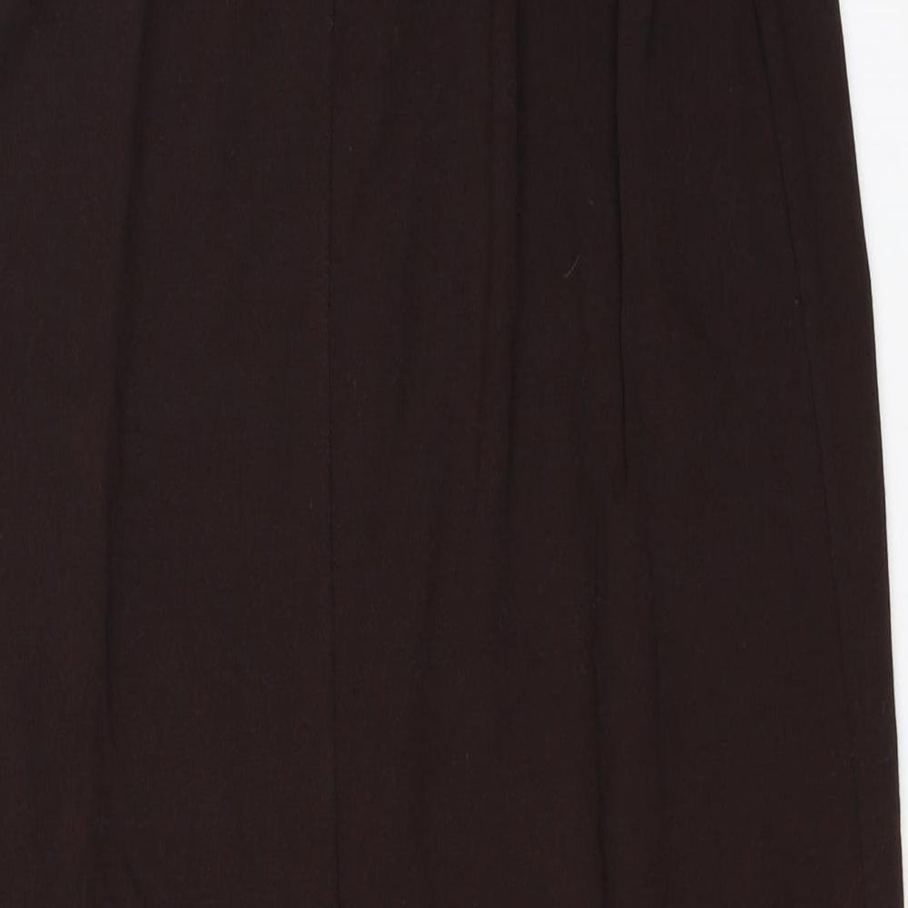 Dorothy Perkins Womens Brown   Straight & Pencil Skirt Size 10