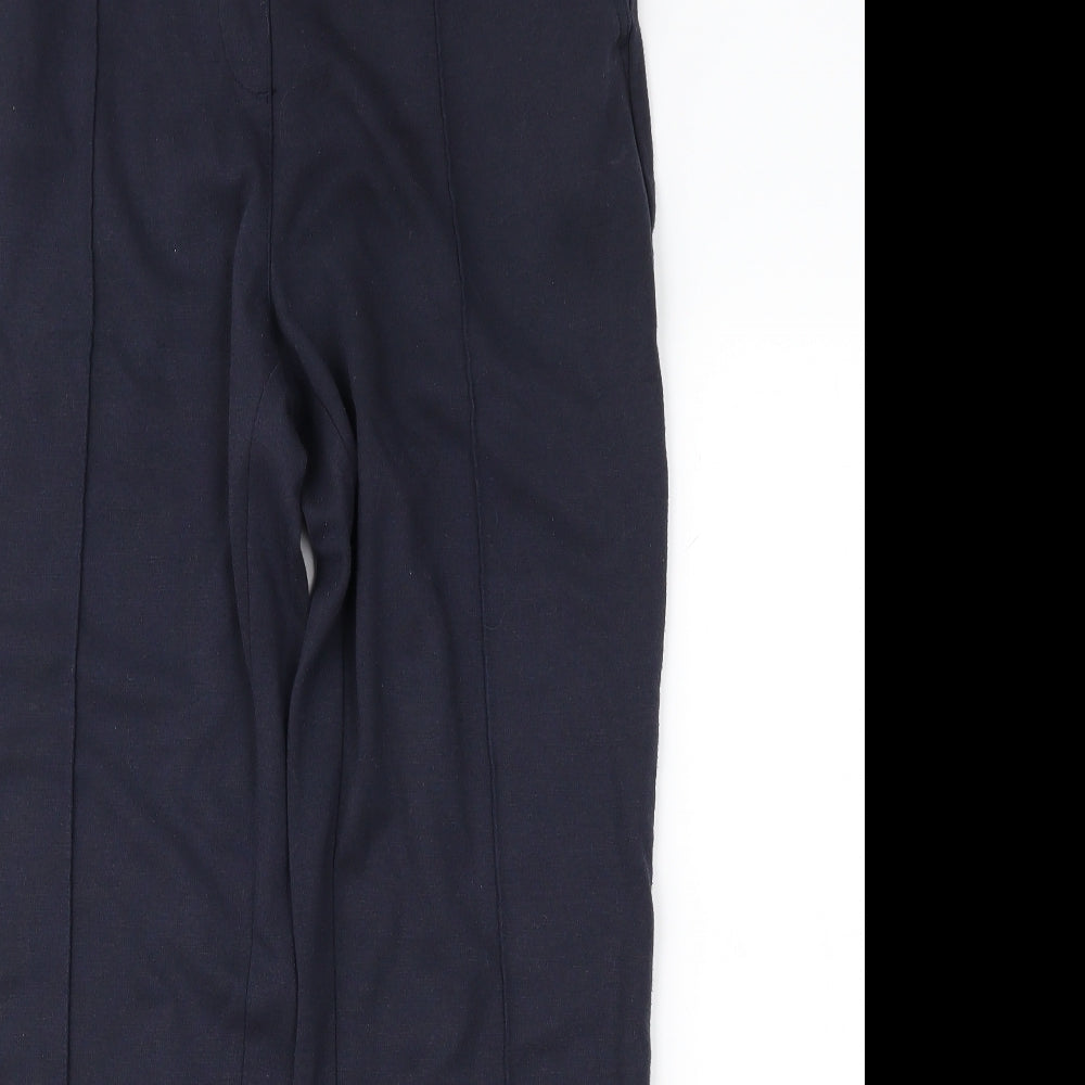 Marks and Spencer Womens Blue   Trousers  Size 14 L28 in