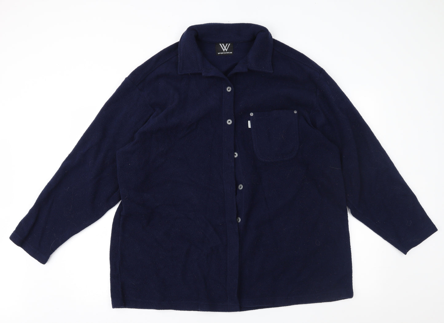 Woolworths Womens Blue  Fleece Jacket  Size XL