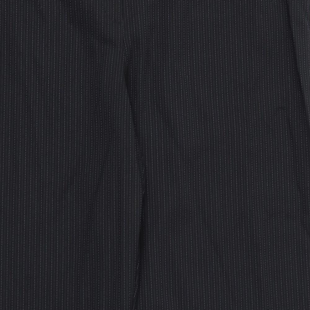 George Womens Black Striped  Trousers  Size 20 L33 in