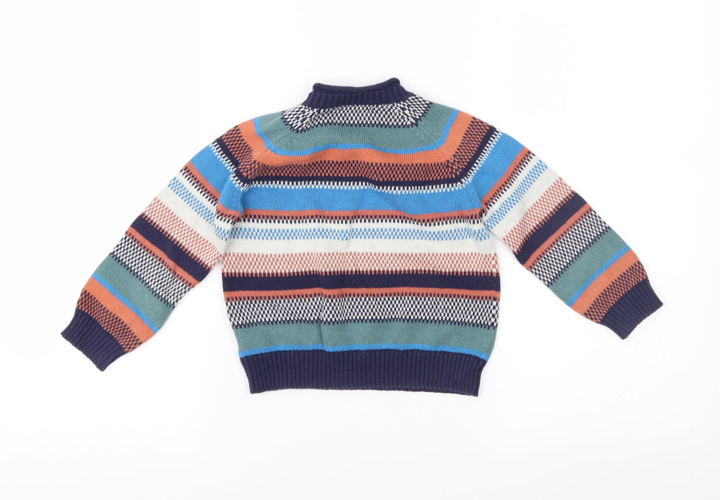 John Lewis Boys Multicoloured Fair Isle  Pullover Jumper Size 2-3 Years