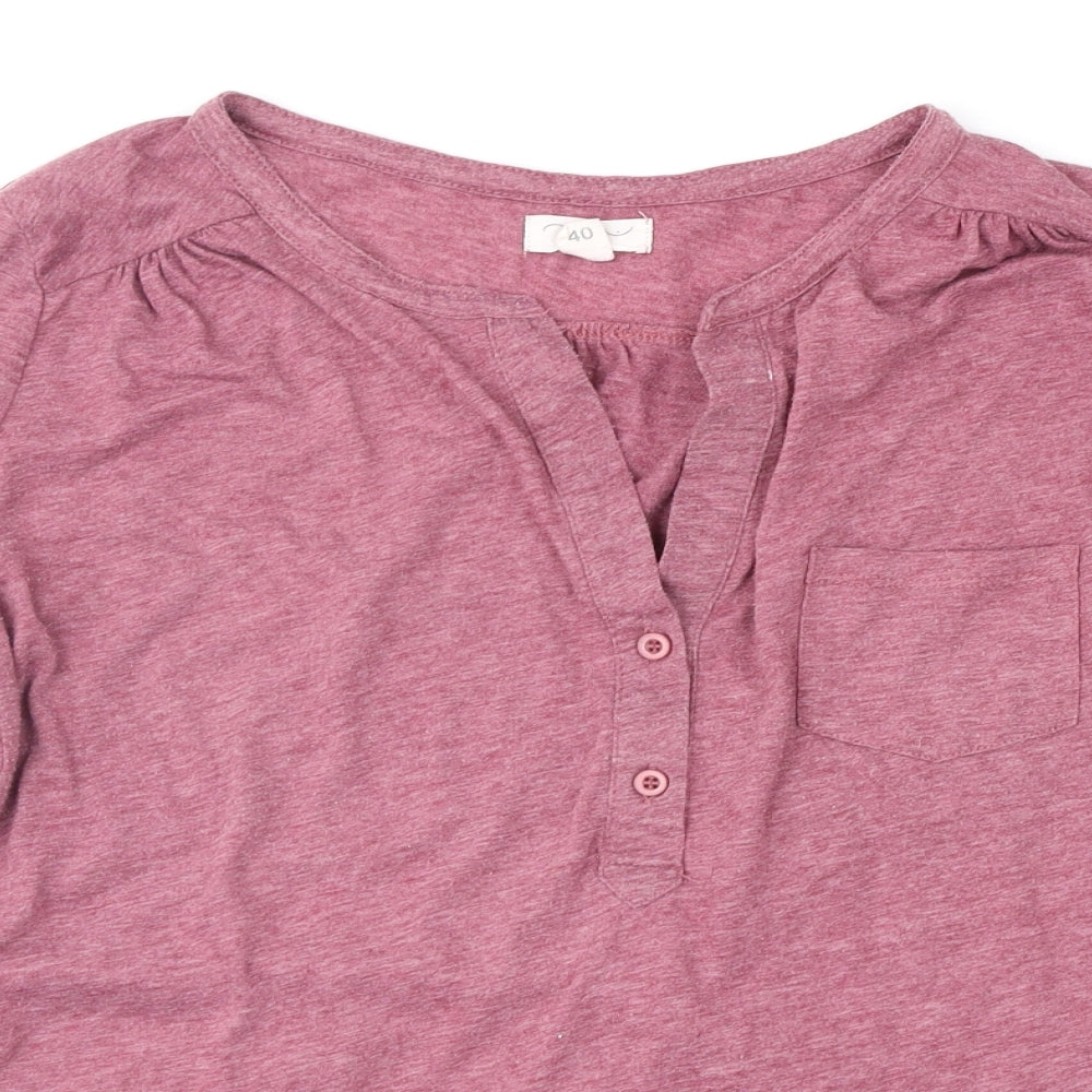New Look Womens Pink   Basic T-Shirt Size 12