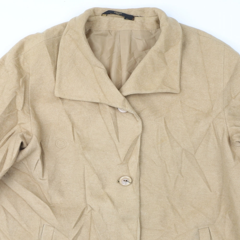 st Michael Womens Brown   Overcoat Coat Size 16
