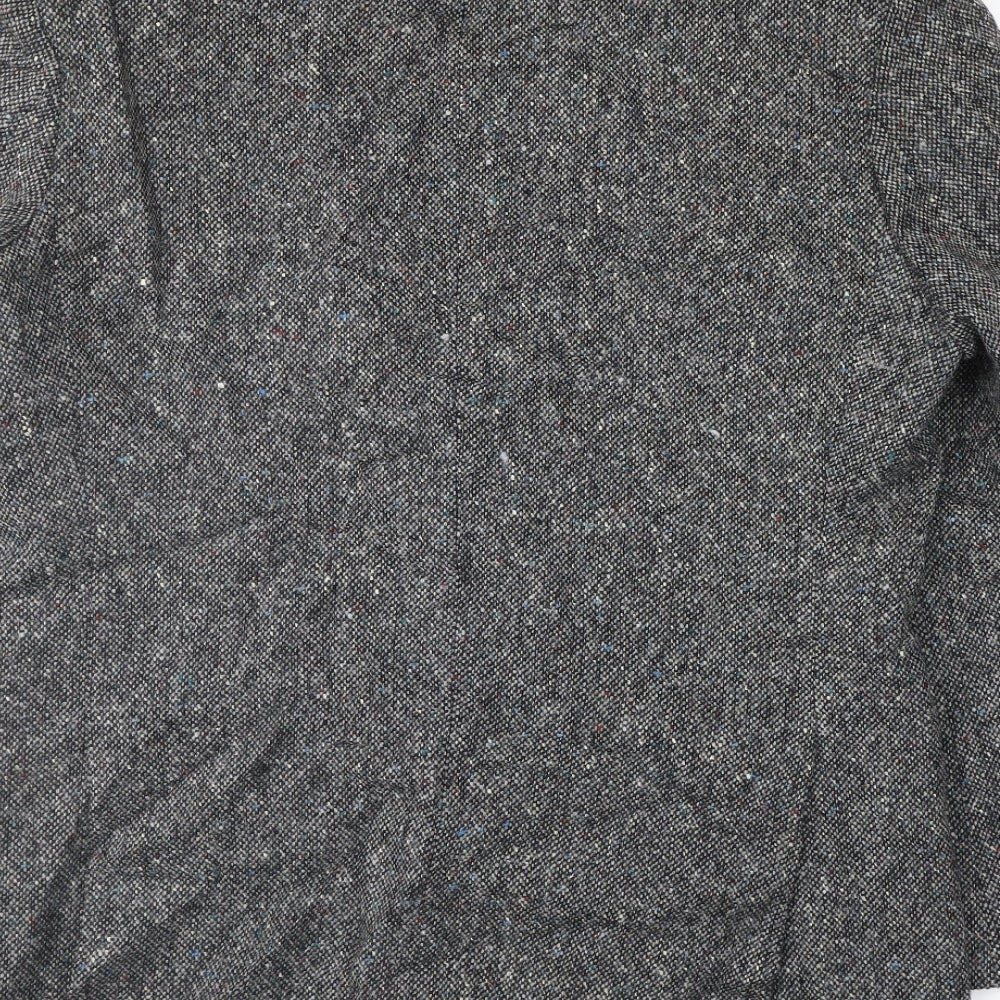 st Michael Mens Grey  Tweed Jacket Sport Coat Size 40