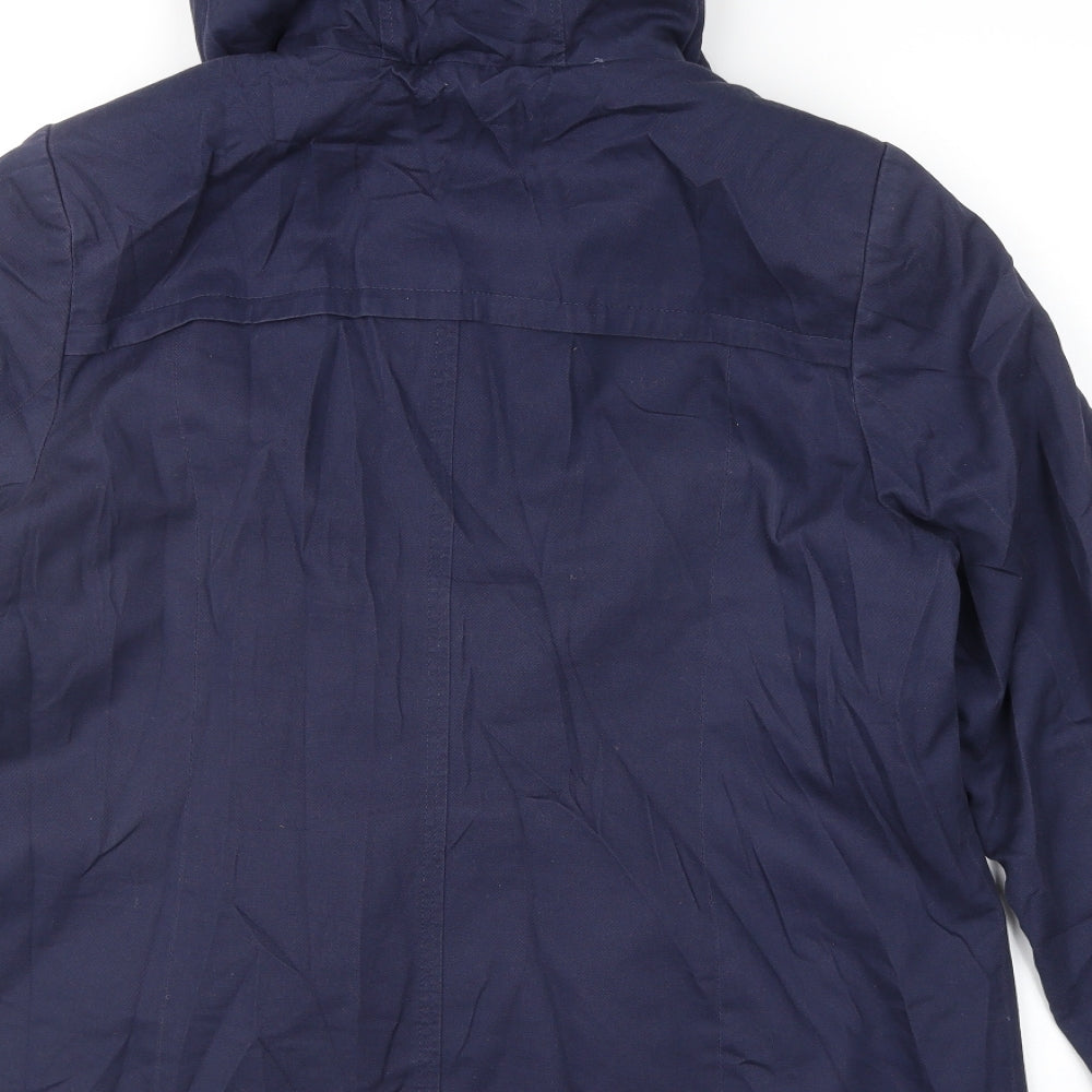 Marks and Spencer Womens Blue   Anorak Coat Size 14