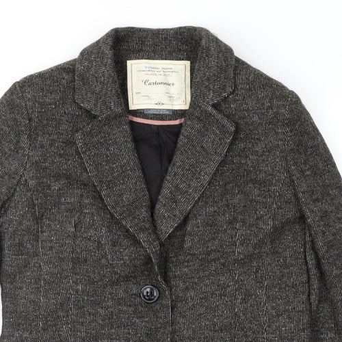 Cartonnier Womens Brown   Jacket Suit Jacket Size M
