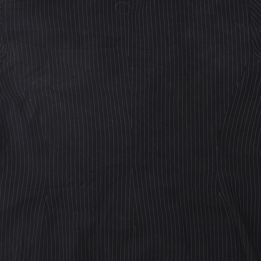 Dorothy Perkins Womens Black Striped  Jacket Suit Jacket Size 12