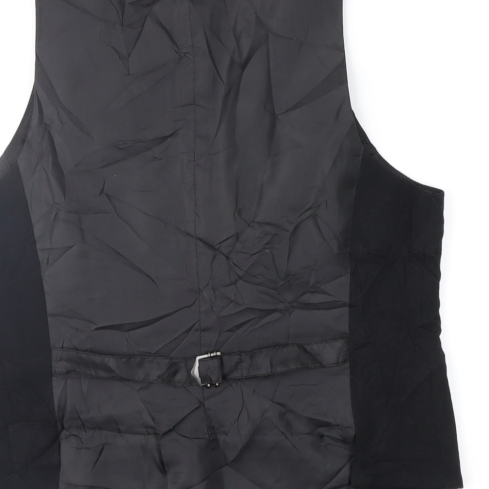 H&M Womens Black   Jacket Suit Waistcoat Size 12