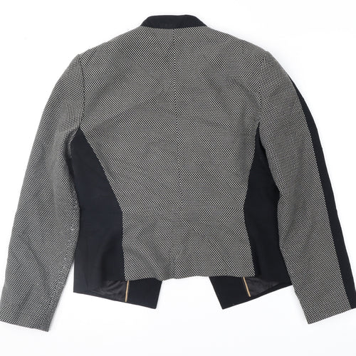 Marks and Spencer Womens Black Geometric  Jacket  Size 12