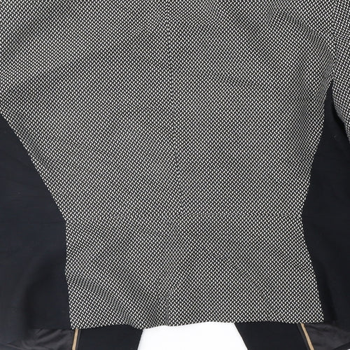 Marks and Spencer Womens Black Geometric  Jacket  Size 12