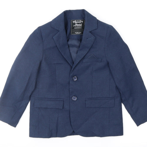 Rebel Boys Blue   Jacket  Size 5-6 Years