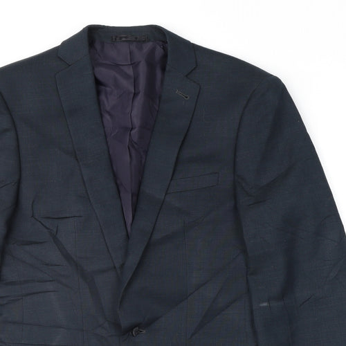 Taylor & Wright Mens Blue   Jacket Suit Jacket Size 36