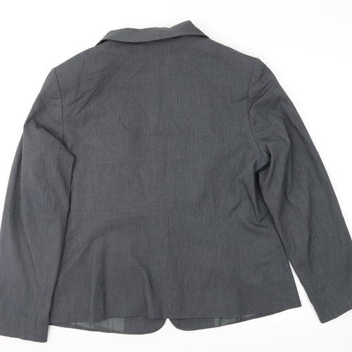 Damart Womens Grey   Jacket Suit Jacket Size 18