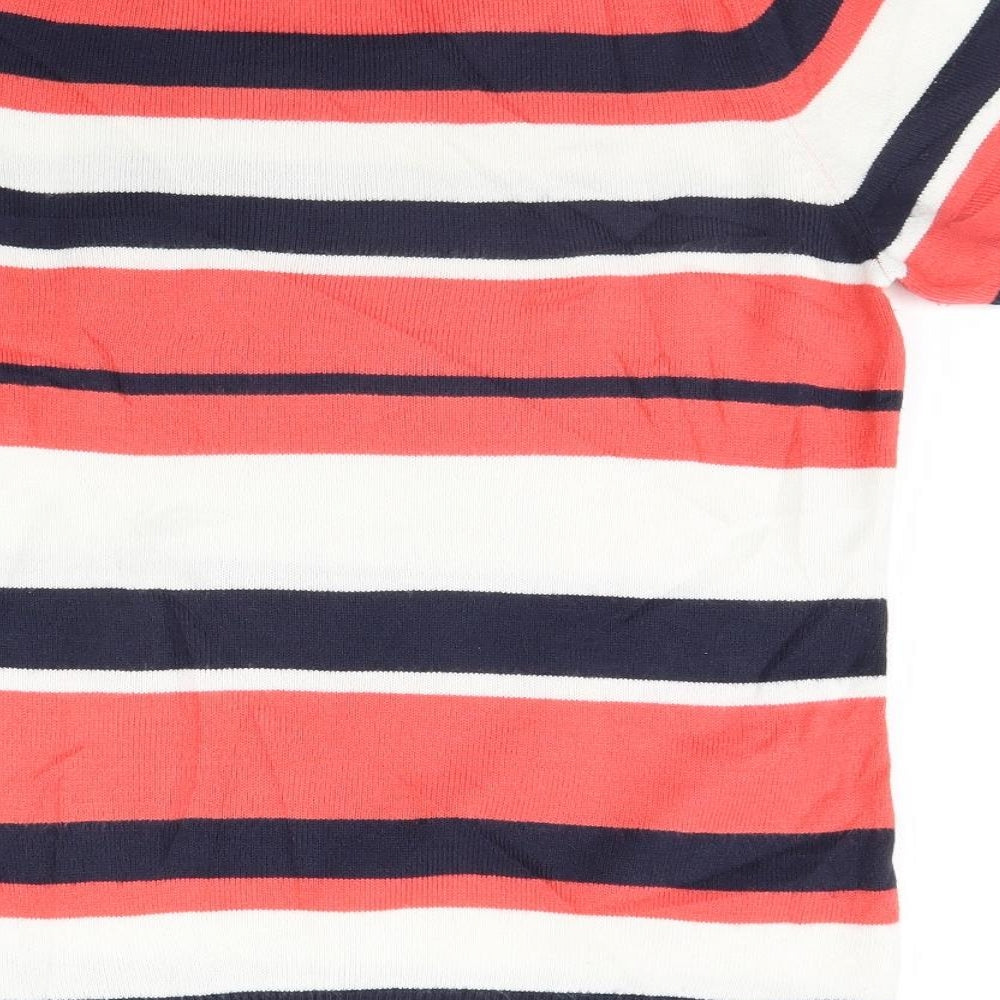 Papaya Womens Pink Striped  Pullover Jumper Size 12