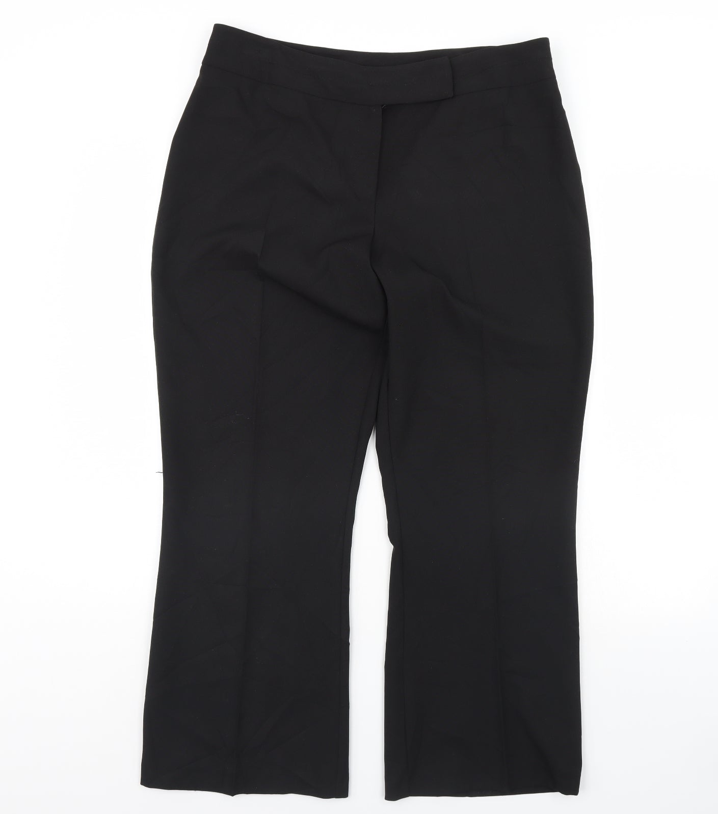 BHS Womens Black   Trousers  Size 16 L29 in