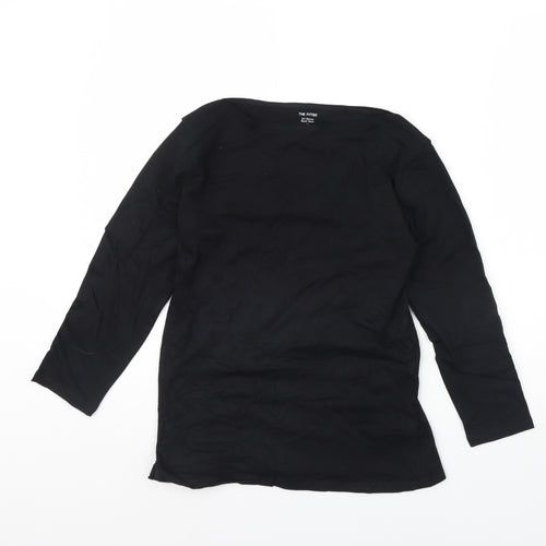 Preworn Womens Black   Basic T-Shirt Size 12