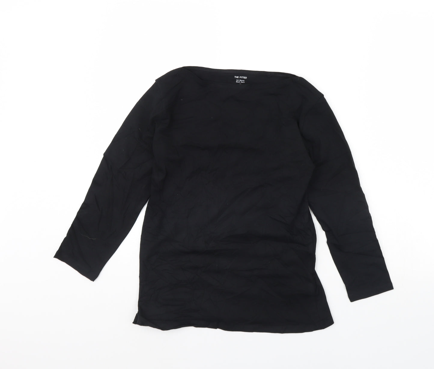 Preworn Womens Black   Basic T-Shirt Size 12