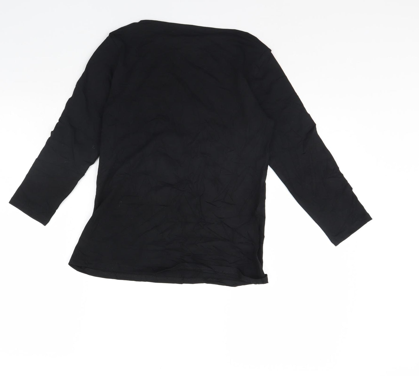 Preworn Womens Black   Basic T-Shirt Size 12