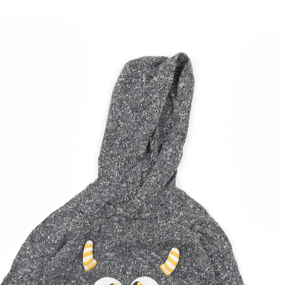 TU Girls Grey   Pullover Hoodie Size 3 Years