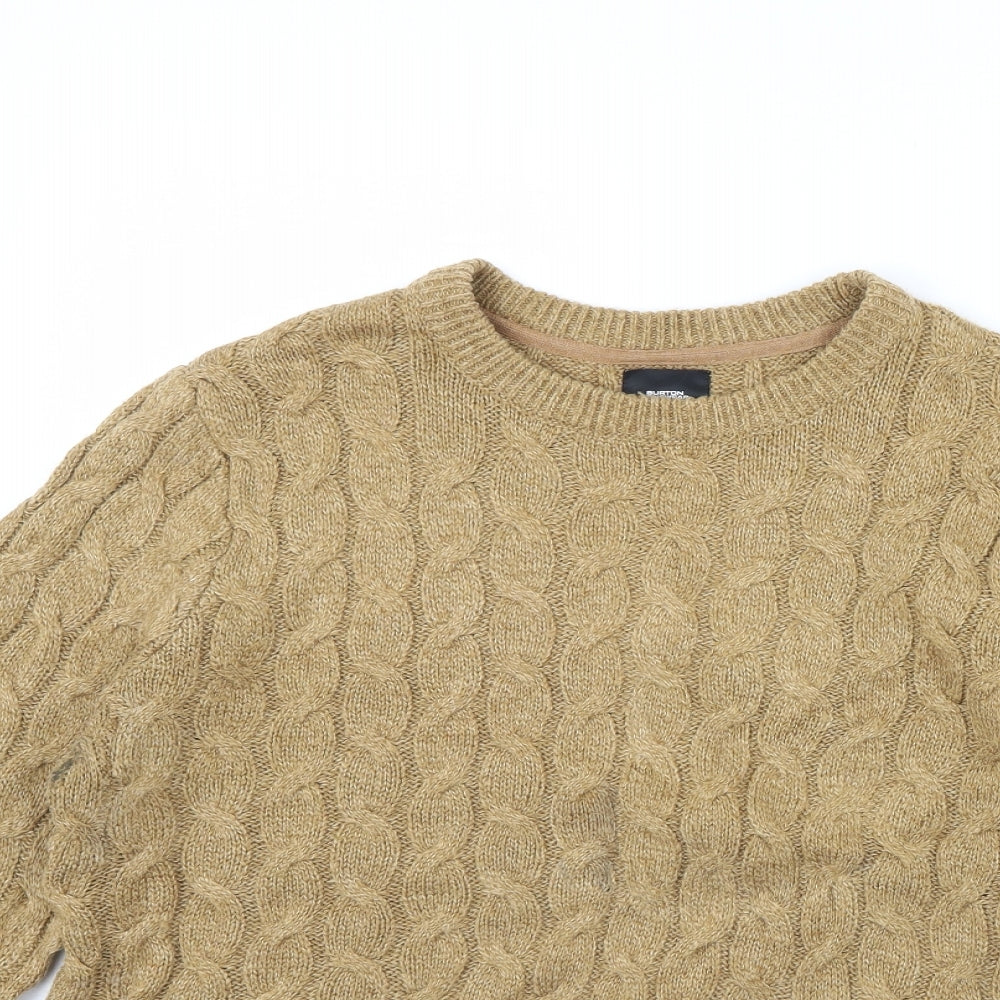 Burton Mens Brown   Pullover Jumper Size M