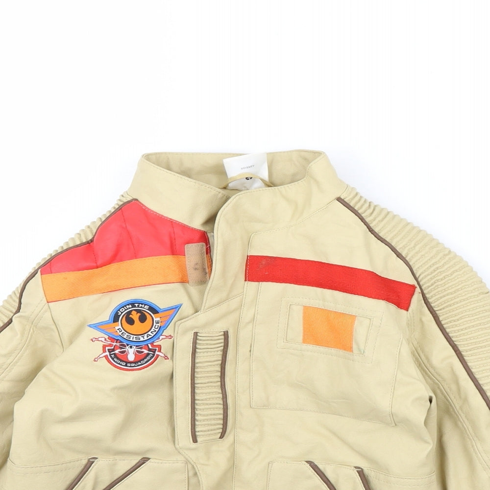 Disney Boys Beige   Jacket  Size 5 Years  - Star Wars