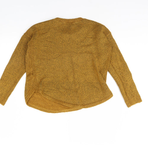 New Look Womens Yellow   Pullover Jumper Size 10