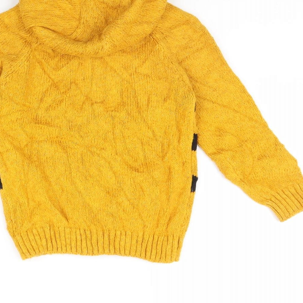 TU Girls Orange   Jacket  Size 3 Years  - Tiger