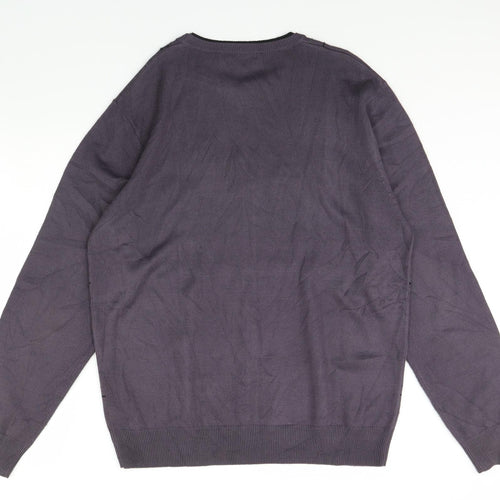 BHS Mens Purple   Pullover Jumper Size L