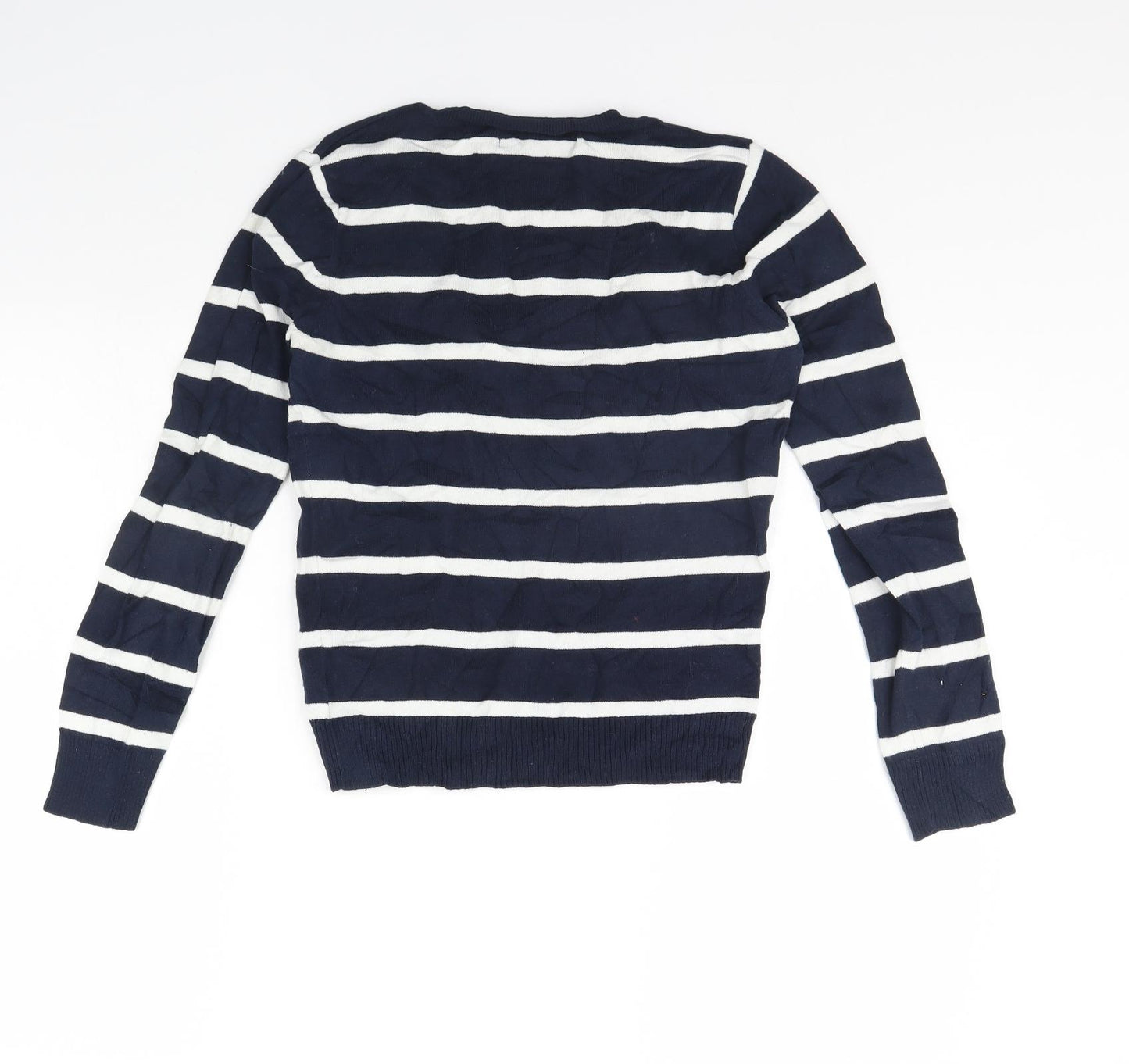Atmosphere Womens Blue Striped  Pullover Jumper Size 12