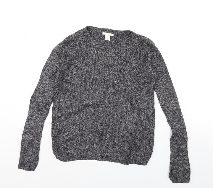 H&M Womens Black Pullover Jumper Size S