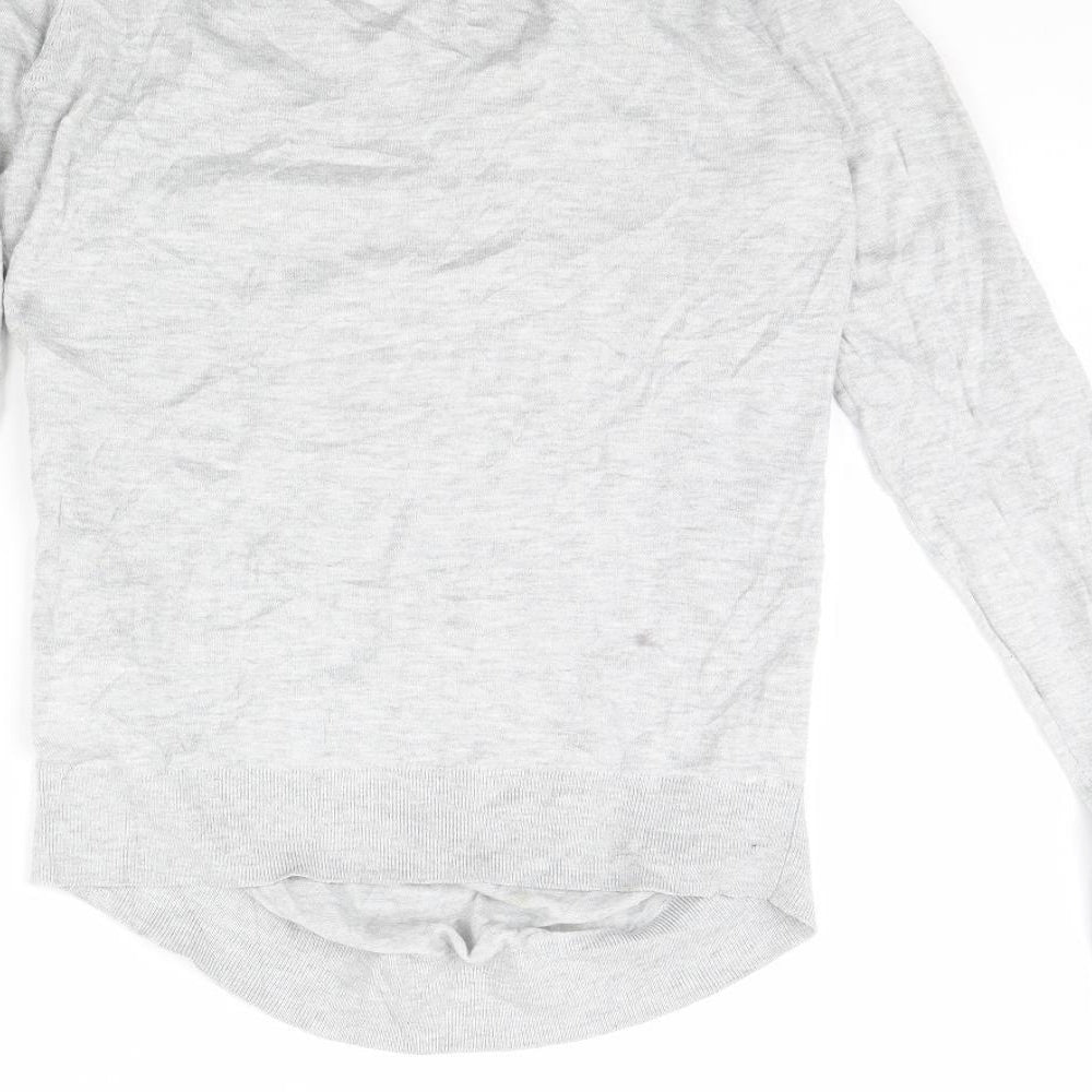 H&M Womens Grey   Pullover Jumper Size M