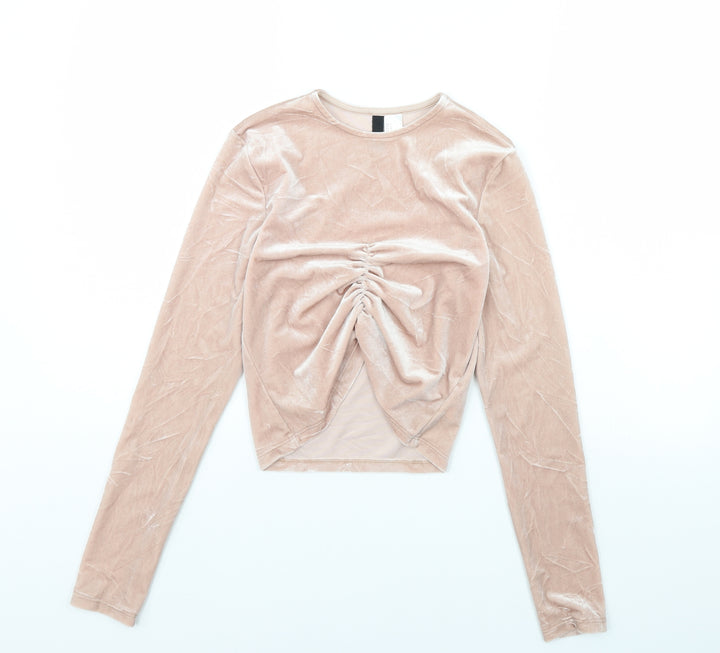 H&M Womens Pink   Basic T-Shirt Size S