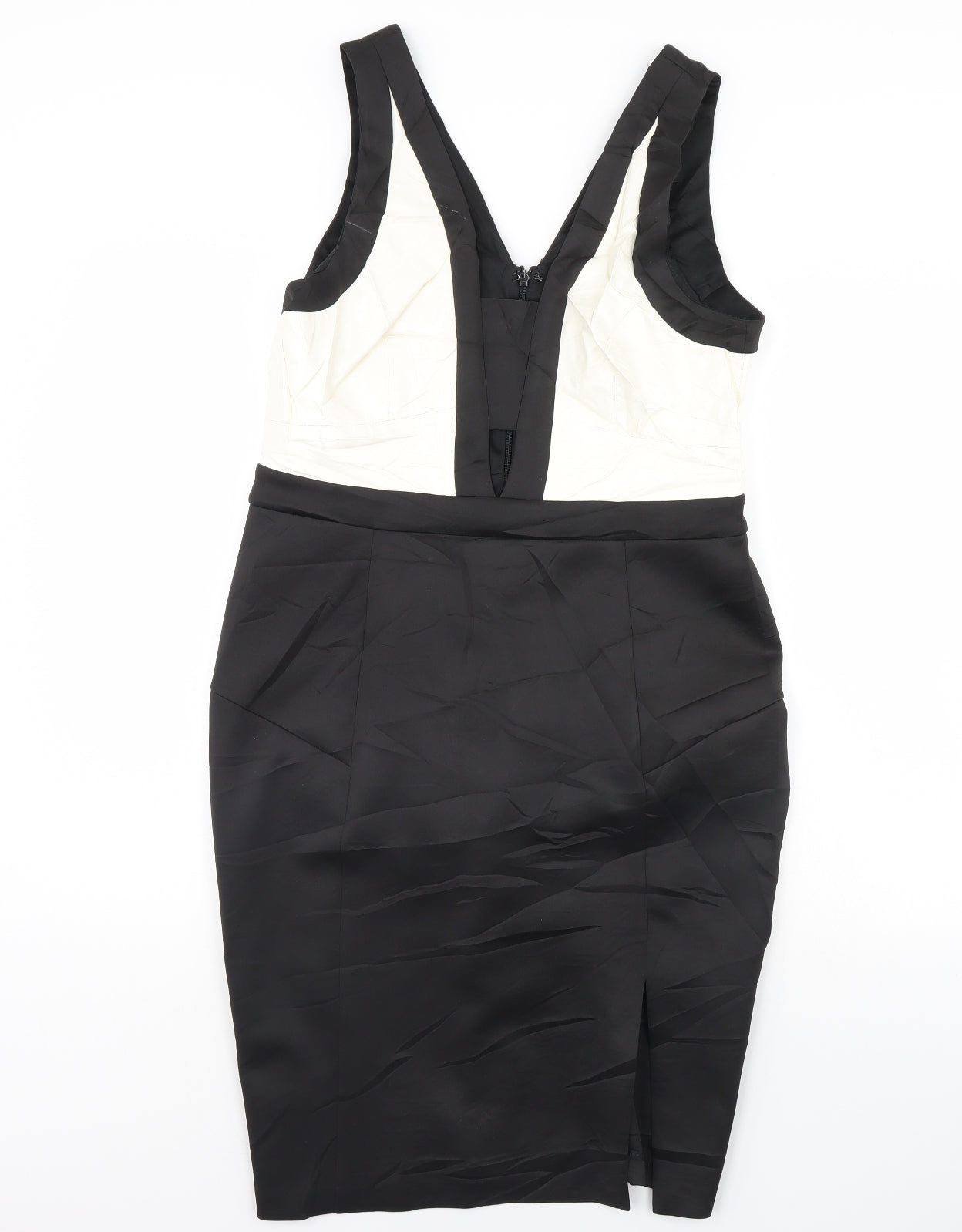 Lipsy Womens Black   Pencil Dress  Size 16