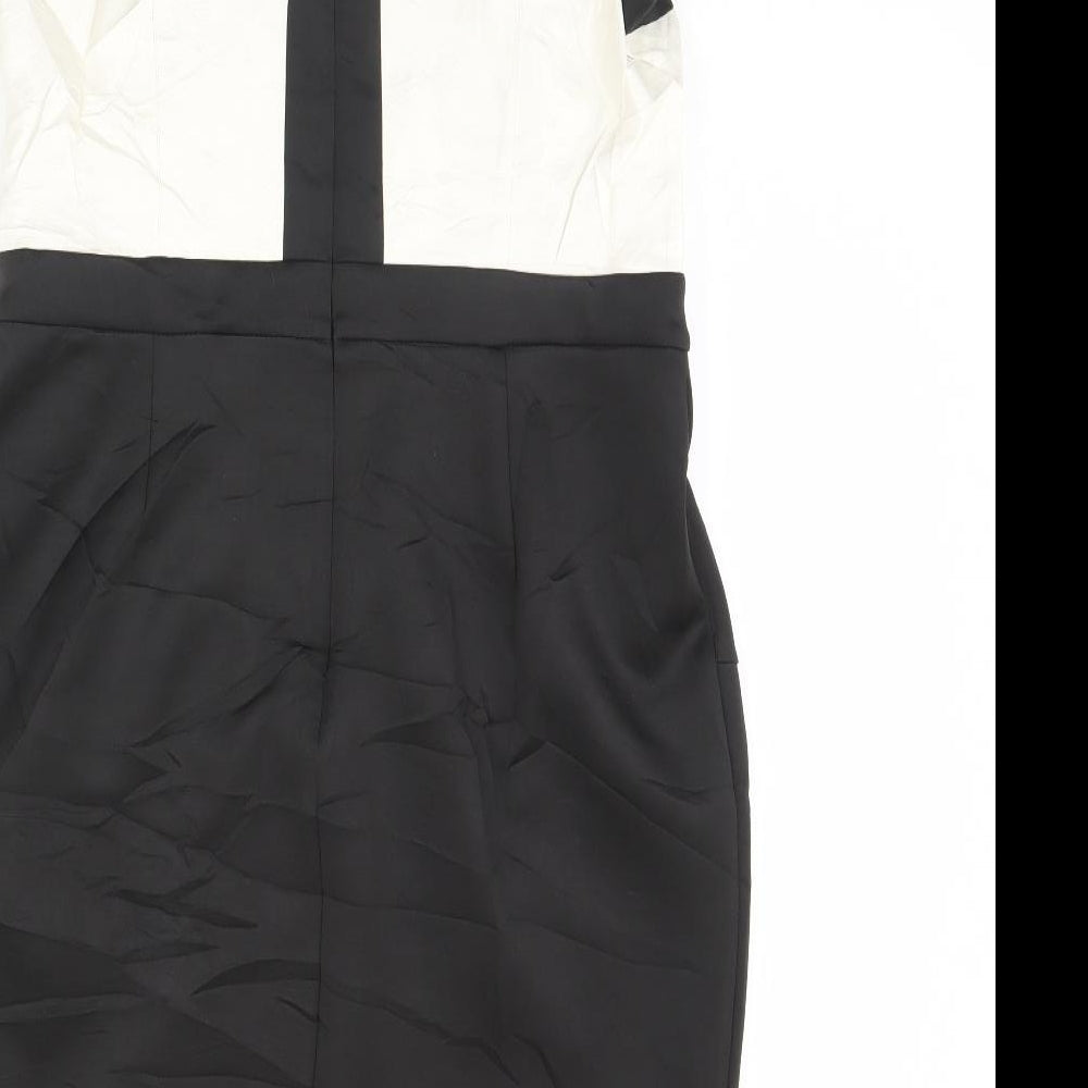 Lipsy Womens Black   Pencil Dress  Size 16