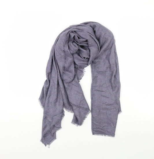 Front view of Preworn women’s blue scarf