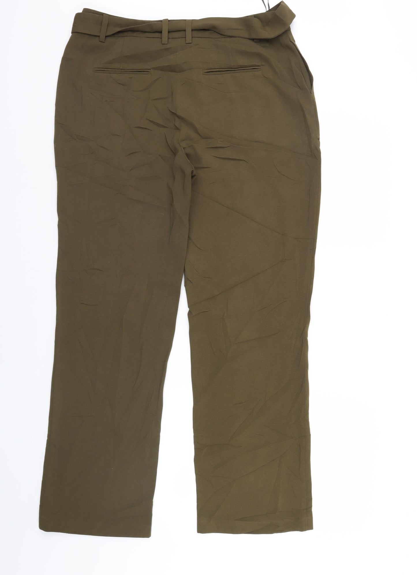 Warehouse Womens Green   Trousers  Size 14 L30 in