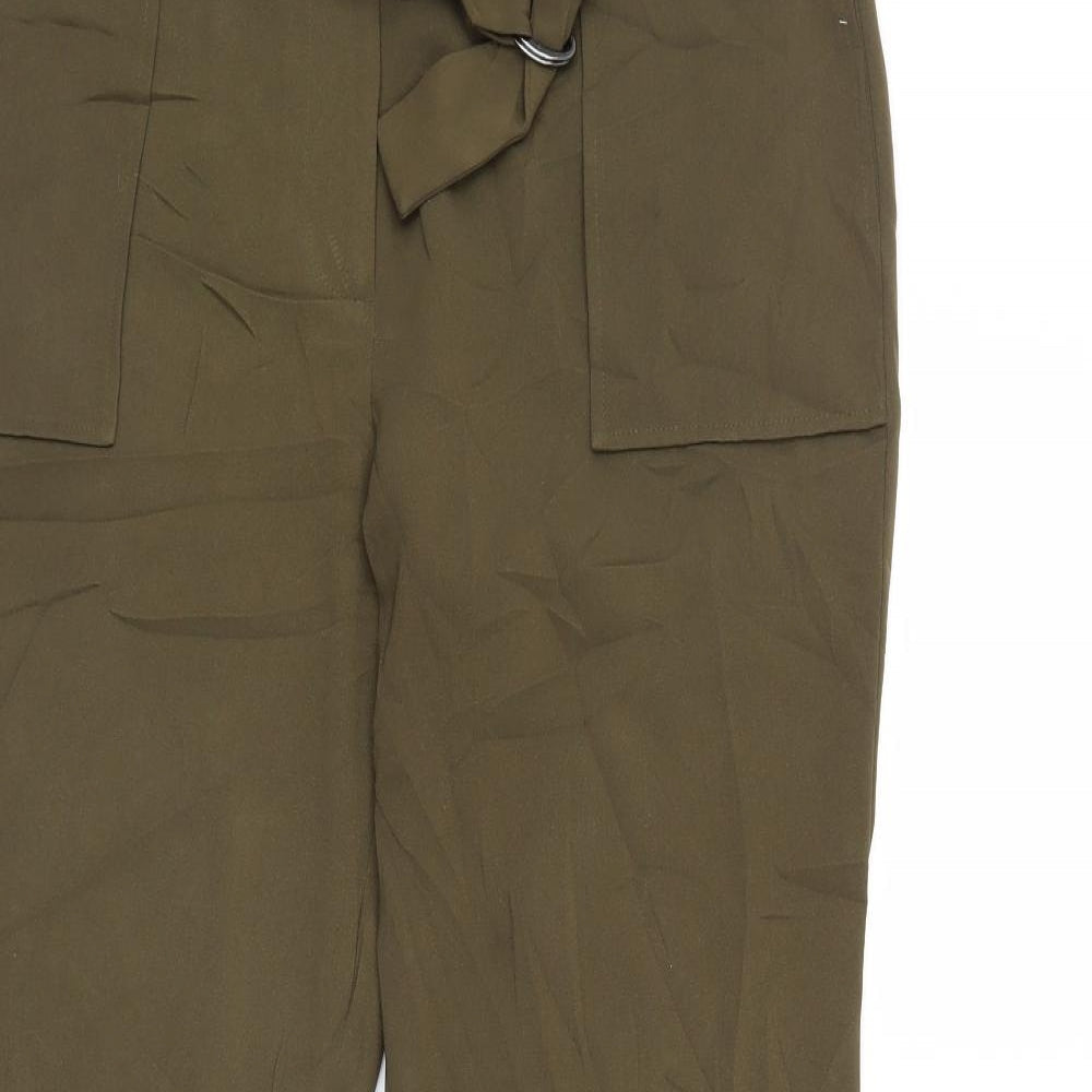 Warehouse Womens Green   Trousers  Size 14 L30 in
