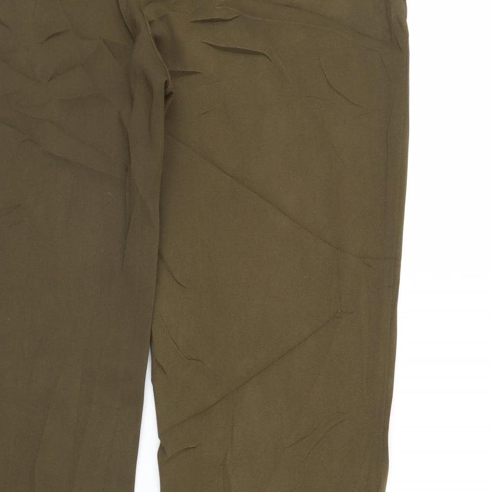 Warehouse Womens Green   Trousers  Size 14 L30 in