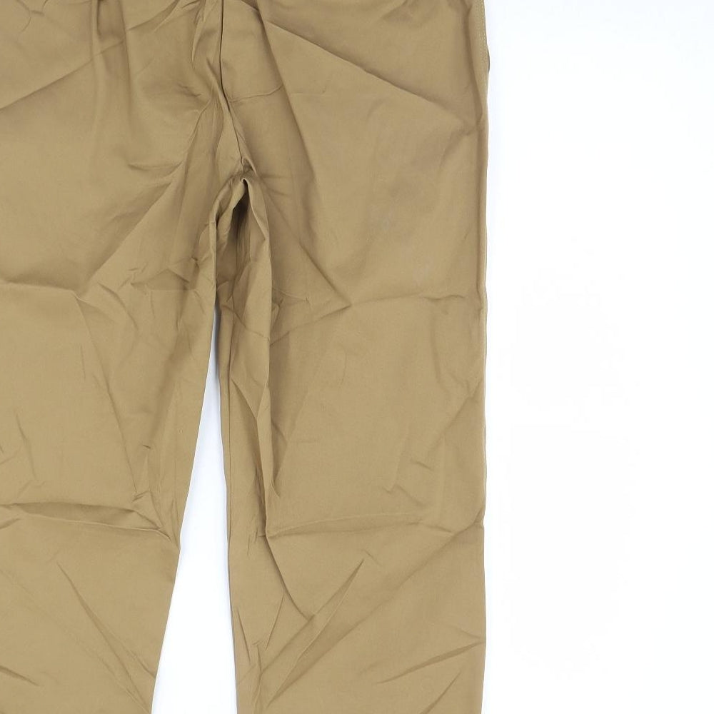 The Evie Womens Brown   Trousers  Size 12 L30 in