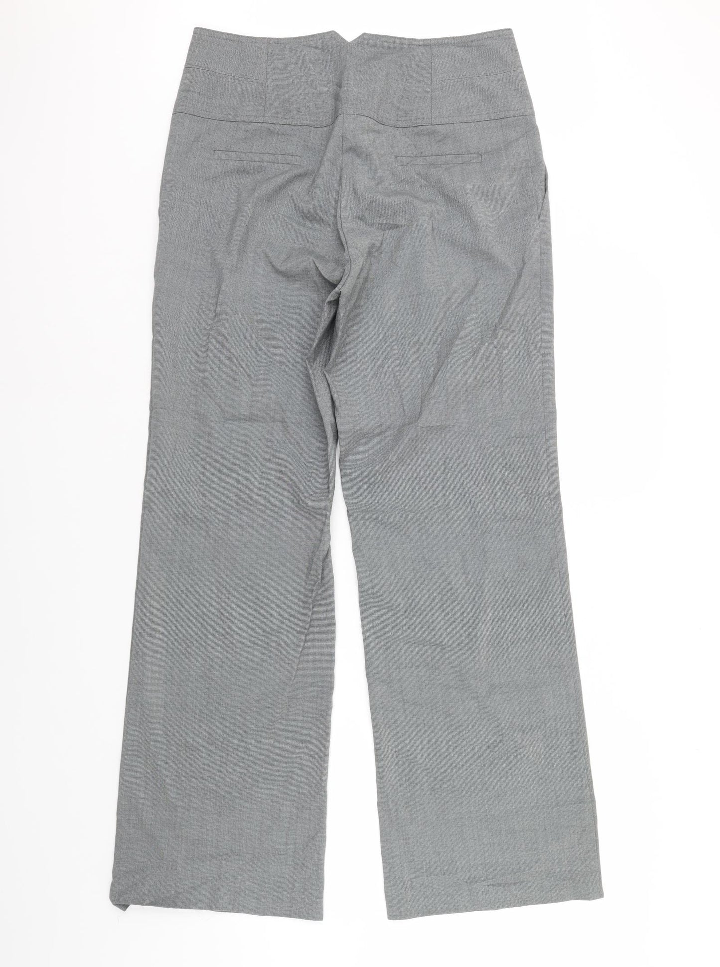 Viyella Womens Grey   Dress Pants Trousers Size 14 L30 in