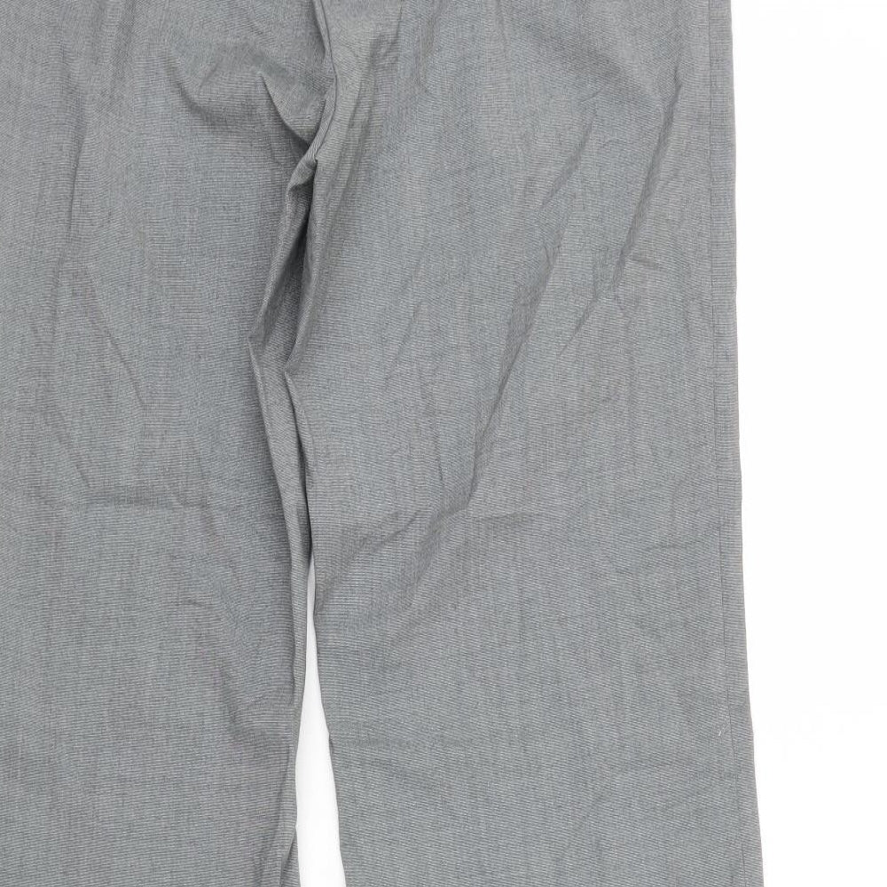 Viyella Womens Grey   Dress Pants Trousers Size 14 L30 in