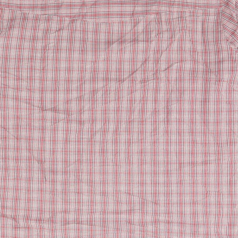 Outdoor Discovery Mens Red Check   Dress Shirt Size XL