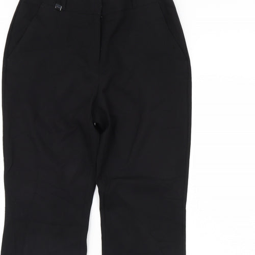 M&Co Womens Black   Dress Pants Trousers Size 10 L30 in